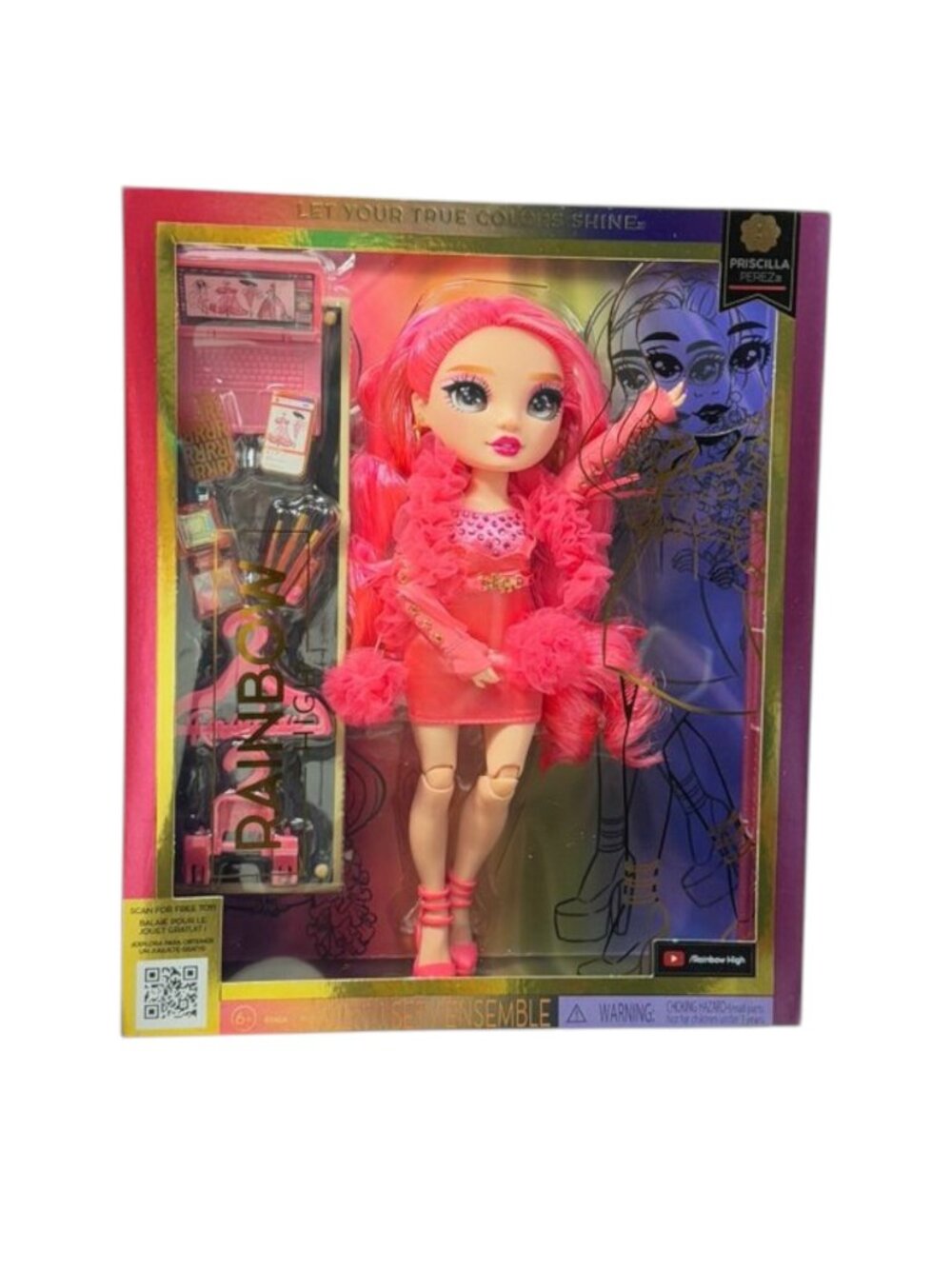 Rainbow High Priscilla Perez Fashion Doll Pink‎ New in Box